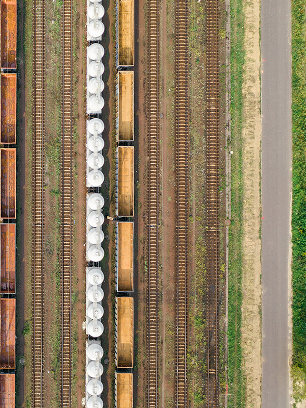 Railroad from above